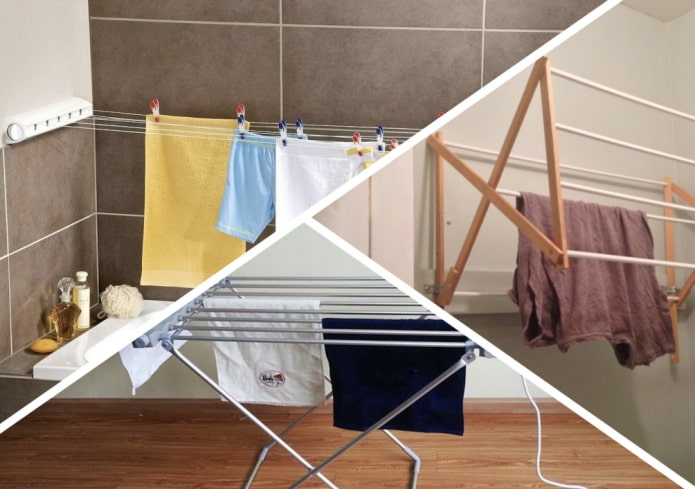 10 esempi di stendere i panni in un appartamento senza balcone