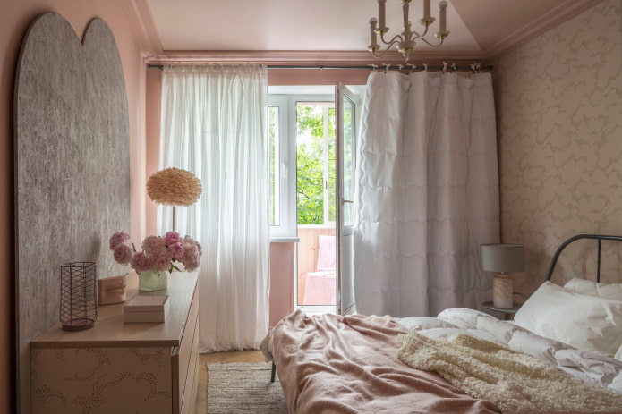 Spavaća soba u ružičastoj boji