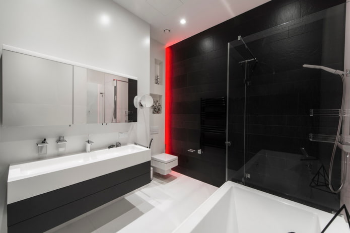 vonios kambarys minimalizmo stiliumi