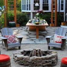 Cos'è un patio? Tipi, idee di design e foto nel loro cottage estivo-4