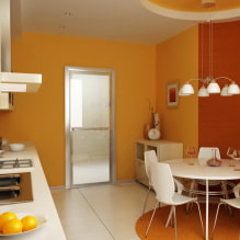 צבע קיר במטבח: טיפים לבחירה, הצבעים הפופולריים ביותר, שילוב עם אוזניות 7