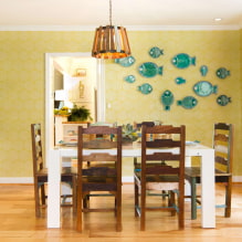 צבע קיר במטבח: טיפים לבחירה, הצבעים הפופולריים ביותר, שילוב עם סט -2