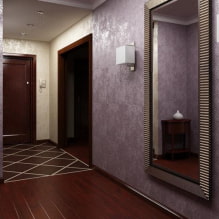 Dekoratív vakolat a folyosón és a folyosón: típusok, színek, modern tervezési ötletek-8