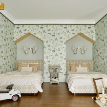 Vaikų kambarys dviem vaikams: remonto pavyzdžiai, zonavimas, nuotraukos interjere-3