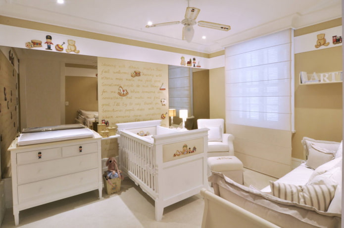 kleine kamer voor een pasgeborene