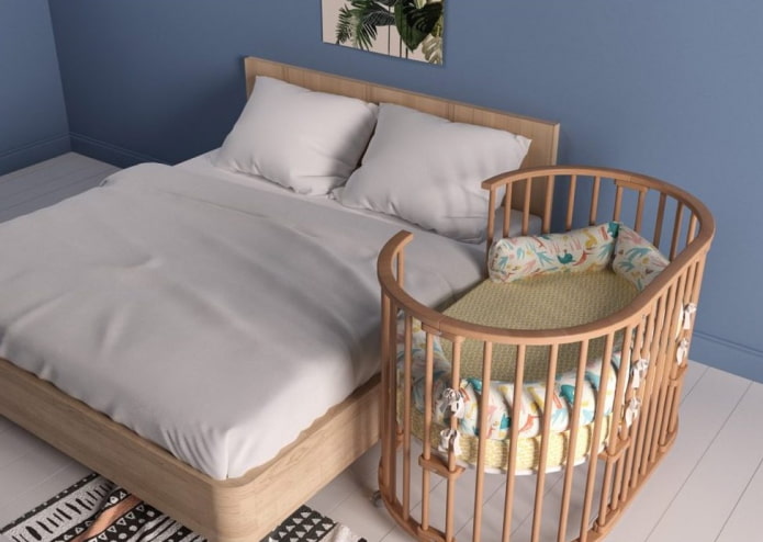 インテリアの子供用半円形ベッド
