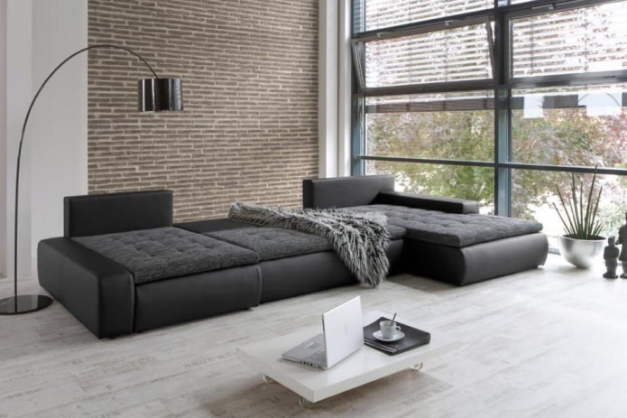 divano pieghevole in stile moderno