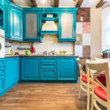 Cucina blu design-4