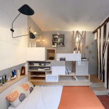 Design studio appartement 29 m² m - interieurfoto's, ideeën voor arrangementen-0