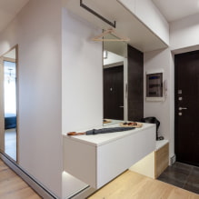 Design del corridoio in una casa a pannelli-0