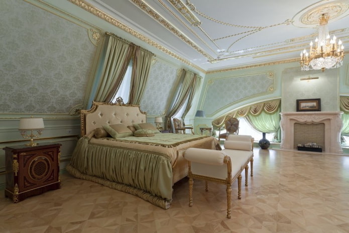 חדר שינה בסגנון קלאסי