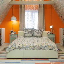 Miegamojo dizainas privačiame name: tikros nuotraukos ir dizaino idėjos-7
