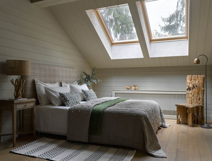 Miegamojo dizainas privačiame name: tikros nuotraukos ir dizaino idėjos