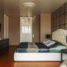 Zidni dizajn u spavaćoj sobi: izbor boja, mogućnosti završne obrade, 130 fotografija u unutrašnjosti-8