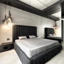 Zidni dizajn u spavaćoj sobi: izbor boja, mogućnosti dorade, 130 fotografija u unutrašnjosti-0
