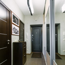 דלתות וונגה בפנים הדירה: תמונות, נופים, עיצוב, שילוב עם רהיטים, טפטים, למינציה, כפולה -1