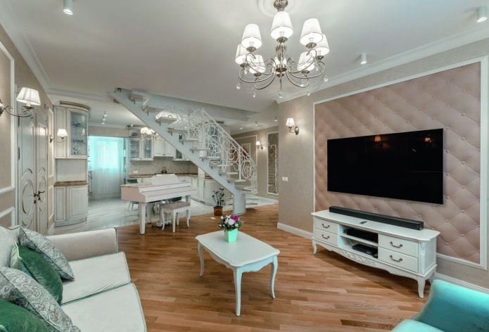 interijer kreveta na kat u stilu Provence
