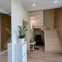 Duplex stanovi: tlocrti, ideje uređenja, stilovi, dizajn stepenica-8