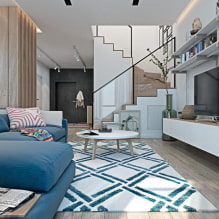 Duplex stanovi: raspored, ideje uređenja, stilovi, dizajn stepenica-7