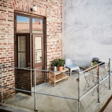 Foto e idee per decorare un balcone nello stile di un loft-4