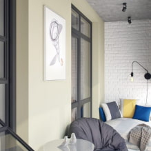 Foto e idee per decorare un balcone nello stile di un loft-1