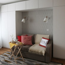 Ideeën voor het ontwerpen van kleine woonkamers - een gedetailleerde gids van competente planning tot verlichting-6