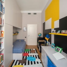 פנים חדר ילדים קטן: בחירת הצבע, הסגנון, הדקורציה והריהוט (70 תמונות) -21
