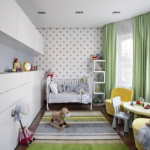 פנים חדר ילדים קטן: בחירת צבע, סגנון, קישוט וריהוט (70 תמונות) -9