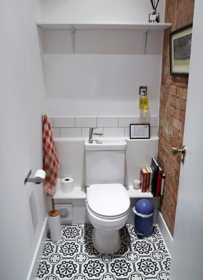 loft stijl toilet