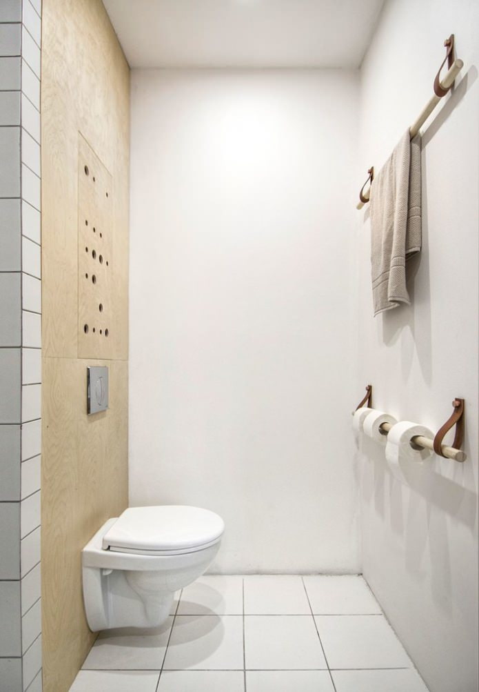 Εσωτερικό τουαλέτας σκανδιναβικού στιλ