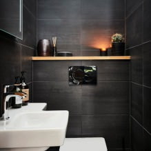 Μικρό εσωτερικό τουαλέτας: χαρακτηριστικά, σχεδιασμός, χρώμα, στυλ, 100+ φωτογραφίες-16
