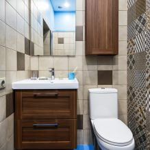 Klein toiletinterieur: kenmerken, ontwerp, kleur, stijl, 100+ foto's-15