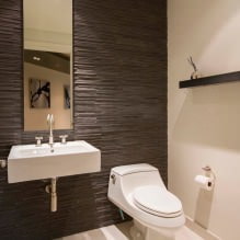Klein toiletinterieur: kenmerken, ontwerp, kleur, stijl, 100+ foto's-14