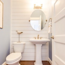 Klein toiletinterieur: kenmerken, ontwerp, kleur, stijl, 100+ foto's-12