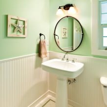 Μικρό εσωτερικό τουαλέτας: χαρακτηριστικά, σχεδιασμός, χρώμα, στυλ, 100+ φωτογραφίες-11