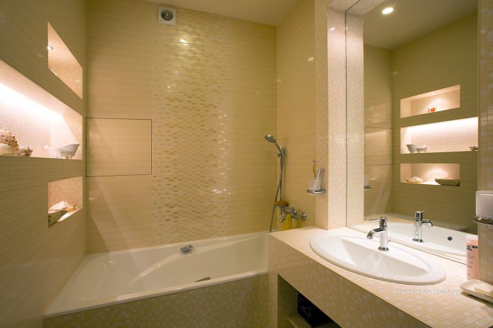 fürdőszoba design modern stílusban