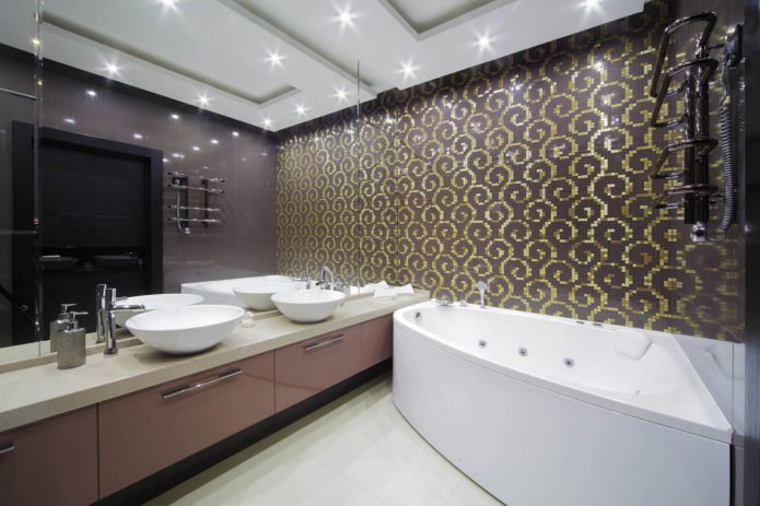 Fürdőszoba kialakítás modern stílusban