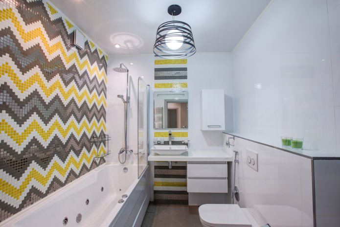 fürdőszoba belső tér modern stílusban