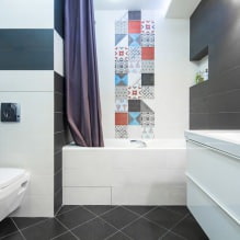 Εσωτερικό μπάνιου σε μοντέρνο στυλ: 60 καλύτερες φωτογραφίες και ιδέες για σχέδιο-4