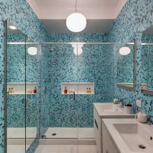 Μοντέρνο εσωτερικό μπάνιο: 60 καλύτερες φωτογραφίες και ιδέες σχεδιασμού-7
