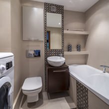 Fürdőszoba belseje modern stílusban: 60 legjobb fotó és ötlet a design-12 számára