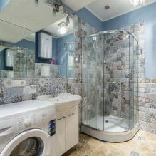 Εσωτερικό μπάνιου σε μοντέρνο στιλ: 60 καλύτερες φωτογραφίες και ιδέες για σχέδιο-17