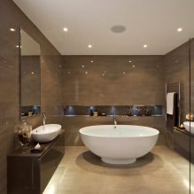 Fürdőszoba belseje modern stílusban: 60 legjobb fotó és ötlet a design-18-hoz