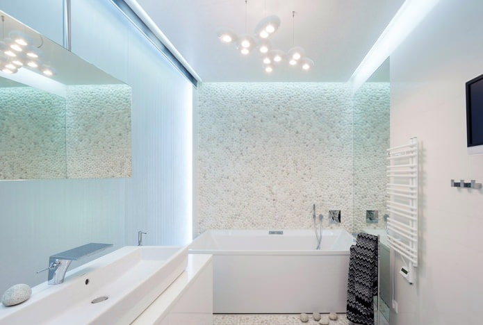 Μοντέρνο εσωτερικό μπάνιο: 60 καλύτερες φωτογραφίες και ιδέες σχεδιασμού