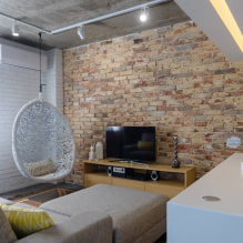 Come decorare correttamente un interno in stile loft a Krusciov? -8