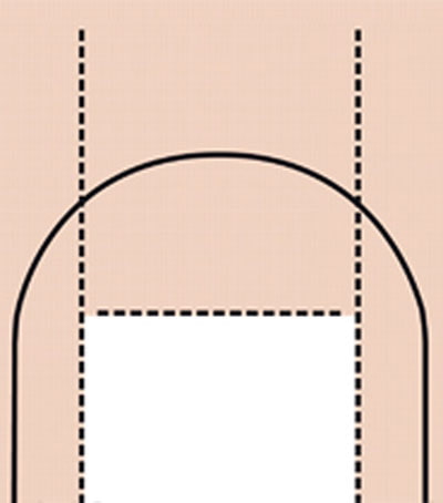 アーチの近くに壁紙を接着する方法