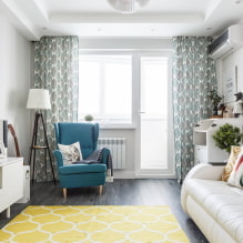 Come decorare l'interior design di un soggiorno di 20 mq? -3
