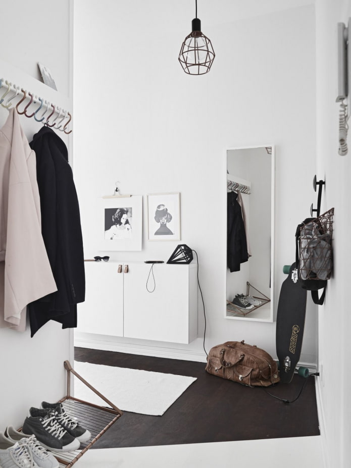 corridoio scandinavo di interior design