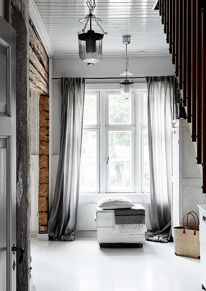 corridoio scandinavo di interior design