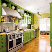 Kaip papuošti virtuvės interjerą pistacijų spalva? -4